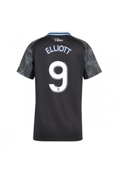 Aston Villa Harvey Elliott #9 Jalkapallovaatteet Naisten Vieraspaita 2025-26 Lyhythihainen Aston Villa Harvey Elliott #9 Jalkapallovaatteet Naisten Vieraspaita 2025-26 Lyhythihainen